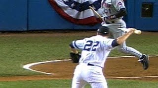 2000WS Gm2 Clemens throws bat in direction of Piazza [upl. by Dillon]