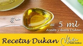 Aceite y Dieta Dukan  Salsa para ensaladas  Can I use olive oil in the Dukan Diet [upl. by Oilasor]