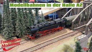 Modellbahnen auf der Faszination Modellbau 2023  Halle A2 railroad train toys [upl. by Mosora]