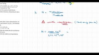 Exercices 1 Seconde  quotCompter des entités chimiquesquot [upl. by Balliett]