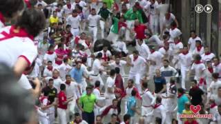 Quinto encierro de San Fermín 2017  Cultura [upl. by Faina566]