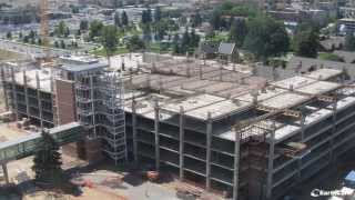 University of Colorado Hospital Construction TimeLapse [upl. by Ehud425]