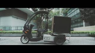 SingPost x TUMCREATE 3Wheel Electric Scooter [upl. by Aggappora]