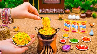 Miniature Yummy Masala Spaghetti Pasta Recipe  Indian Style Pasta Recipe  Yummy Cooking [upl. by Alissa]