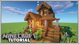 Minecraft Survival Starter House Tutorial [upl. by Osterhus]