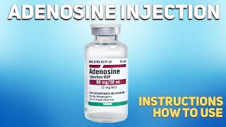 Adenosine injection how to use Uses Dosage Side Effects Contraindications [upl. by Xuaeb]