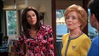 Two and a Half Men  Evelyn Meets Chelsea HD [upl. by Yolanda352]