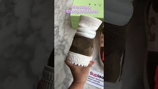 Unboxing OFF WHITE Off Court 3 0 High White brown Pink Sneaker Shorts [upl. by Airekat]