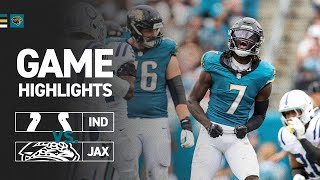 HIGHLIGHTS  Jaguars Top Plays vs Colts  Week 5  Jacksonville Jaguars [upl. by Aya]