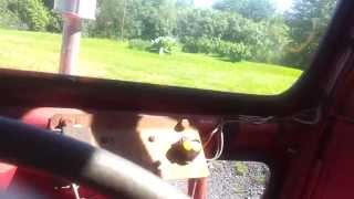 International Harvester B275 with Busatis Finger bar mower Testing [upl. by Gaston710]