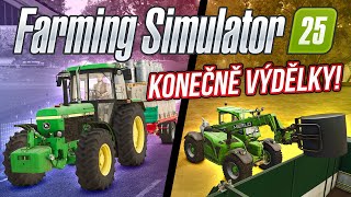 KONEČNĚ VÝDĚLKY  Farming Simulator 25 USA 06 [upl. by Ocirema562]