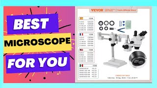 VEVOR 35X90X Trinocular Stereo Digital Microscope 360°Swiveling [upl. by Elocal94]