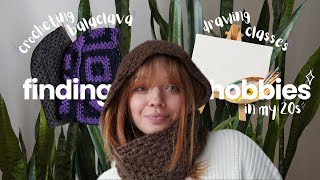 Finding Hobbies in My 20s  Crocheting a Balaclava Drawing Classes amp Unboxing My Vlogging Camera [upl. by Anyak113]