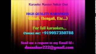 Jeno Kichu Mone Koro Na Karaoke By Ankur Das 09957350788 [upl. by Natsyrt]