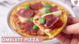 Die PERFEKTE Keto Pizza Wenig Zutaten wenig Zeit super lecker [upl. by Keon914]