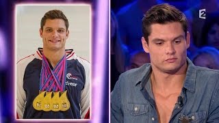 Florent Manaudou  On nest pas couché 6 septembre 2014 ONPC [upl. by Nnaeirrac]