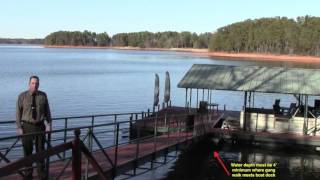 Hartwell Lake Shoreline Management Policy Series Boat Dock Permits [upl. by Gagnon433]