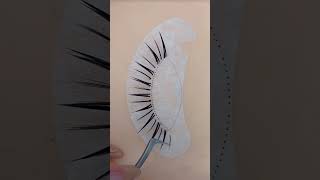 Manga Style Eyelash Tutorial  Beginners Guide eyelashextensions [upl. by Aerdnaek]