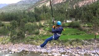 Zip line in Colca Canyon for the Adventurous Soul [upl. by Ycak]