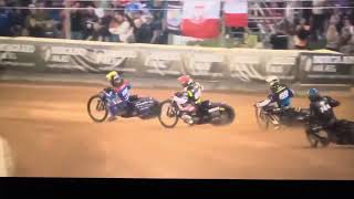 Jason Doyle Fredrik Lindgren crash 160923 [upl. by Nylimaj]