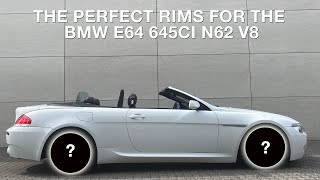 BMW E64 645CI N62 V8  the perfect rims Improve ride quality and handling with these wheels [upl. by Baiss192]