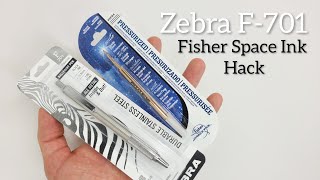 Zebra F701  Fisher Space Ink Hack [upl. by Slrahc341]