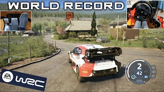 World Record Toyota GR Yaris Rally1 Rally Japan  EA Sports WRC  T300RS  TH8A [upl. by Apfel73]