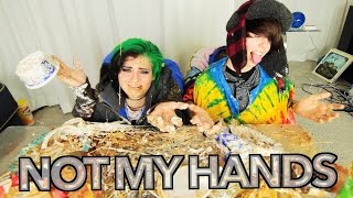 NOT MY HANDS CHALLENGE  Jeydon Wale amp HeyThereImShannon [upl. by Evanne]