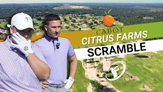 NEW CABOT CITRUS FARMS SCRAMBLE COURSE RECORD  The best new golf destination in North America [upl. by Nebeur602]