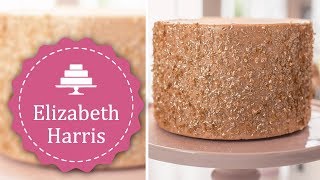 Sequin Cake Tutorial  Cake Decorating Tutorial [upl. by Norda634]