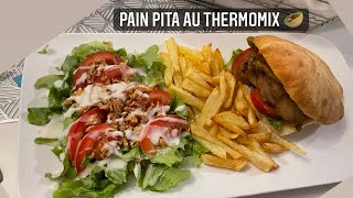 Kebab maison 🥙 pain pita au thermomix [upl. by Ulysses]