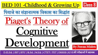 Piagets Theory of Cognitive Development  Childhood amp Growing Up  CTET  Pawan Mishra [upl. by Fabria839]