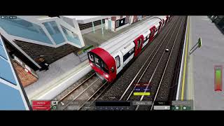 Stanmore to Stratford on the Jubilee Line  DJMN Lines  ROBLOX [upl. by Attenoj]