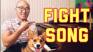 🔴How To Play quotFight Songquot on Piano Easy Lesson [upl. by Edals]