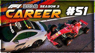 F1 2018 Career Mode Part 51 FERRARI DISQUALIFIED BIG ENGINE UPGRADES [upl. by Niamrej]