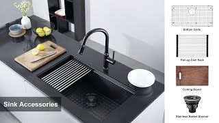 What is multifunctional sink——Workstation Kitchen Sink [upl. by Atirec]