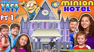 MINIONS HOTEL TOUR Coolest Room Ever Savage Dad  Universal Studios Resort FUNnel Summer FL [upl. by Nwahsor]