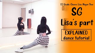 LISA  SG DANCE tutorial  Explained [upl. by Willdon61]