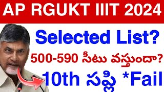 Ap Rgukt IIIT Good News🥳 Selected List  Rgukt iiit Latest Update 2024💯 [upl. by Rebna207]