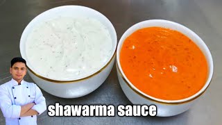 shawarma sauce recipe2 types of shawarma sauce [upl. by Bloom]