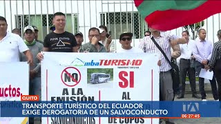 El Transporte Turístico denuncia que un salvoconducto a transporte intraprovincial los perjudicará [upl. by Relda]