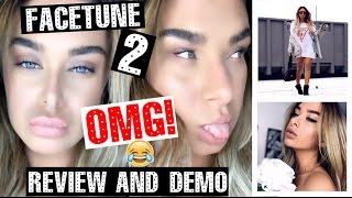 Facetune 2  REVIEW amp DEMO photo editing app [upl. by Cart]