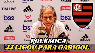 JORGE JESUS FAZ LIGAÇÃO PARA GABIGOL NINGUÉM ESPERAVA POR ISSO NOTÍCIAS DO FLAMENGO HOJE [upl. by Worthington]