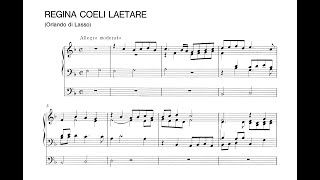 Liszt Regina coeli laetare von Lassus [upl. by Aulea]