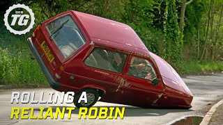 Rolling a Reliant Robin  Top Gear  BBC [upl. by Selmore]