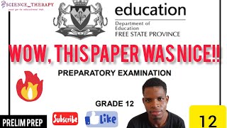 FREE STATE PRELIM 2024  CHEMISTRY P2  GRADE 12 [upl. by Anivlem]