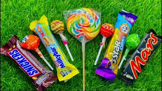 Candy Lollipops and Sweets 🍫🍭 Yummy Rainbow Lollipops Unpacking  ASMR  Satisfying Twix Video 🍬🍡 [upl. by Germana977]