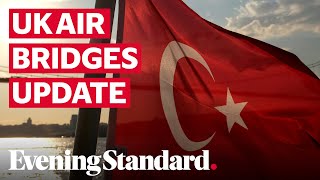 Air bridges Turkey Poland and three Caribbean islands added to UK quarantine list [upl. by Airbas809]