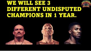 HOOD CHAMPION PREDICTS WE WILL SEE THREE DIFFERENT UNDISPUTED HEAVYWEIGHT CHAMPIONS WITHIN A YEAR [upl. by Padraic]