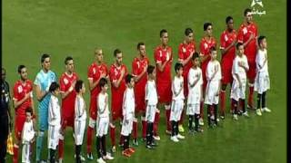 Hymne National au Grand stade de Tanger  Maroc vs Nigéria [upl. by Acinaj738]